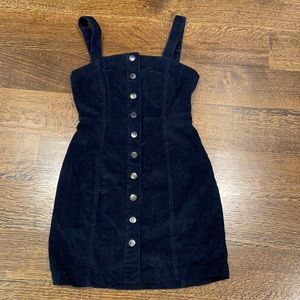 Aeropostale black corduroy dress